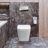 Унитаз подвесной BELBAGNO BB3103CHR-MB/SC с сиденьем и креплением, черный матовый