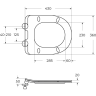 Унитаз подвесной BELBAGNO UNO 2.0 BB7306CHR/SC безободковый с сиденьем дюропласт soft close