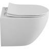 Унитаз подвесной BELBAGNO UNO 2.0 BB7306CHR/SC безободковый с сиденьем дюропласт soft close