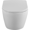 Унитаз подвесной BELBAGNO UNO 2.0 BB7306CHR/SC безободковый с сиденьем дюропласт soft close