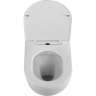 Унитаз подвесной BELBAGNO UNO 2.0 BB7306CHR/SC безободковый с сиденьем дюропласт soft close