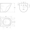 Унитаз подвесной безободковый BELBAGNO AMANDA-TOR BB051CH-TOR-FC/BB2011SC