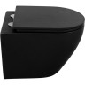 Унитаз подвесной безободковый BELBAGNO BB062CHR-MB/BB062SC-MB