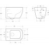 Унитаз подвесной безободковый BELBAGNO CARINA BB514CHR/BB5046SC