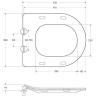 Унитаз подвесной безободковый BELBAGNO UNO BB3105CHR-BS/SC с функцией биде