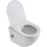 Унитаз подвесной безободковый BELBAGNO UNO BB3105CHR-BS/SC с функцией биде