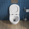 Унитаз подвесной безободковый BELBAGNO UNO BB3105CHR-BS/SC с функцией биде