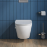 Унитаз подвесной безободковый BELBAGNO UNO BB3105CHR-BS/SC с функцией биде