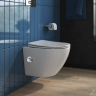 Унитаз подвесной безободковый BELBAGNO UNO BB3105CHR-BS/SC с функцией биде