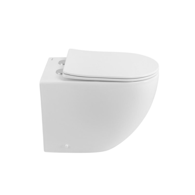 Унитаз приставной BELBAGNO BB2141CB-TOR/SC безободковый с сиденьем дюропласт