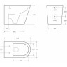 Унитаз приставной BELBAGNO FLAY-R BB1003CBR/SC