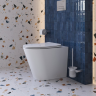 Унитаз приставной BELBAGNO FLAY-TOR BB1003CB-TOR/SC безободковый с сиденьем дюропласт soft close