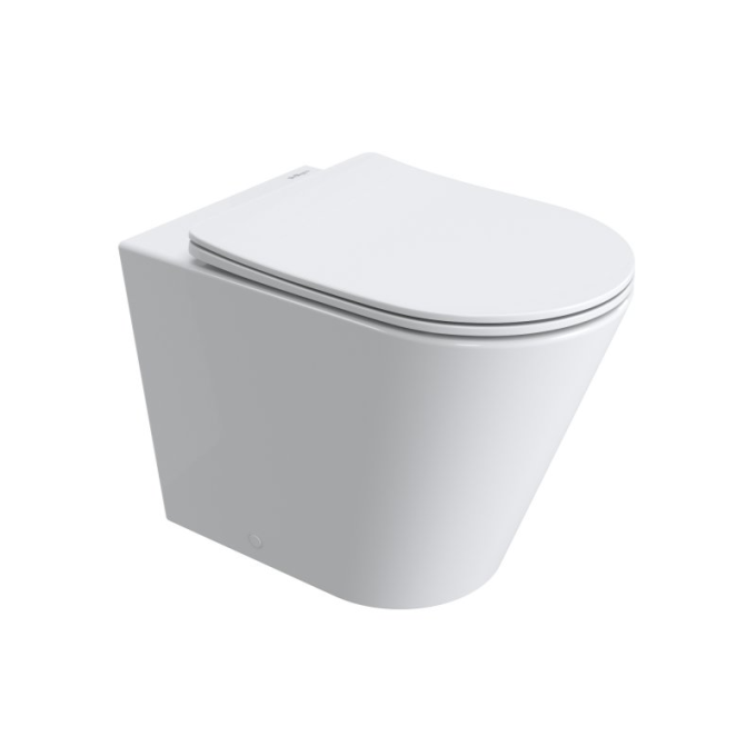 Унитаз приставной BELBAGNO FLAY-TOR BB1003CB-TOR/SC безободковый с сиденьем дюропласт soft close