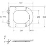 Унитаз приставной BELBAGNO SFERA-R BB2141CBR/SC