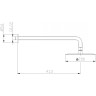 Верхний душ 200 мм BELBAGNO ANCONA ANCONA-SLD-CRM