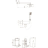 Встраиваемый душевой набор BELBAGNO ROMANO ROM-DSET-CRM