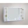 Зеркальный шкаф 100x75 см Bianco Lucido BELBAGNO MARINO MARINO-SPC-1000/750-2A-BL-P