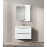 Зеркальный шкаф 70x75 см Bianco Lucido BELBAGNO MARINO MARINO-SPC-700/750-1A-BL-P-R
