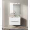 Зеркальный шкаф 80x75 см Bianco Lucido BELBAGNO MARINO MARINO-SPC-800/750-1A-BL-P-L