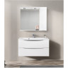 Зеркальный шкаф 90x75 см Bianco Lucido BELBAGNO MARINO MARINO-SPC-900/750-1A-BL-P-R