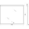 Зеркало 100x80 см BELBAGNO UNO SPC-UNO-1000-800-TCH