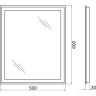 Зеркало 50x60 см BELBAGNO SPC-GRT-500-600-LED-BTN