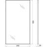 Зеркало 50x90 см BELBAGNO SPC-AL-500-900