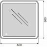 Зеркало 60x60 см BELBAGNO MARINO SPC-MAR-600-600-LED-TCH