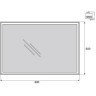 Зеркало 60x80 см BELBAGNO SPC-GRT-600-800-LED-BTN