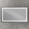 Зеркало BELBAGNO SPC-KRAFT-1400-800-SENS-NERO, 1400x800x32 мм