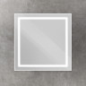 Зеркало BELBAGNO SPC-KRAFT-800-800-SENS-AL, 800x800x32 мм