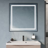 Зеркало BELBAGNO SPC-KRAFT-800-800-SENS-NERO, 800x800x32 мм
