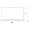 Зеркало BELBAGNO KRAFT-1085-685-TCH-WARM