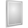 Зеркало BELBAGNO KRAFT SPC-KRAFT-700-900-LED-TCH-WARM в алюминиевой раме со встроенным светильником, 700x32x900 мм