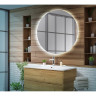 Зеркало BELBAGNO SPC-INT-800-LED с интерьерной подсветкой без выключателя, 12V, 220-240V, 800x30