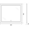 Зеркало BELBAGNO SPC-KRAFT-885-785-TCH-WARM