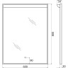 Зеркало BELBAGNO SPC-UNO-600-800-TCH