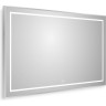 Зеркало BELBAGNO SPC-KRAFT-1200-800-LED-TCH-WARM в алюминиевой раме со встроенным светильником, сенсорным выключателем и подогревом, 1200x32x800