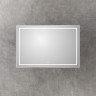 Зеркало BELBAGNO SPC-KRAFT-1200-800-LED-TCH-WARM в алюминиевой раме со встроенным светильником, сенсорным выключателем и подогревом, 1200x32x800