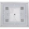 Зеркало BELBAGNO SPC-KRAFT-1200-800-LED-TCH-WARM в алюминиевой раме со встроенным светильником, сенсорным выключателем и подогревом, 1200x32x800
