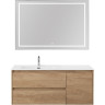 Зеркало BELBAGNO SPC-KRAFT-1200-800-LED-TCH-WARM в алюминиевой раме со встроенным светильником, сенсорным выключателем и подогревом, 1200x32x800
