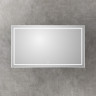 Зеркало BELBAGNO SPC-KRAFT-1400-800-LED-TCH-WARM в алюминиевой раме со встроенным светильником, сенсорным выключателем и подогревом, 1400x32x800