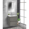 Зеркало BELBAGNO SPC-KRAFT-500-800-LED-TCH-WARM в алюминиевой раме со встроенным светильником, сенсорным выключателем и подогревом, 500x32x800