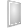 Зеркало BELBAGNO SPC-KRAFT-600-800-LED-TCH-WARM в алюминиевой раме со встроенным светильником, сенсорным выключателем и подогревом, 600x32x800