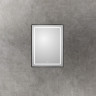 Зеркало BELBAGNO SPC-KRAFT-600-800-LED-TCH-WARM-NERO в алюминиевой раме со встроенным светильником, сенсорным выключателем и подогревом, 600x32x800