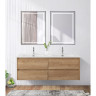 Зеркало BELBAGNO SPC-KRAFT-600-800-LED-TCH-WARM-NERO в алюминиевой раме со встроенным светильником, сенсорным выключателем и подогревом, 600x32x800