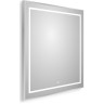 Зеркало BELBAGNO SPC-KRAFT-700-800-LED-TCH-WARM в алюминиевой раме со встроенным светильником, сенсорным выключателем и подогревом, 700x32x800