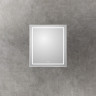 Зеркало BELBAGNO SPC-KRAFT-700-800-LED-TCH-WARM в алюминиевой раме со встроенным светильником, сенсорным выключателем и подогревом, 700x32x800