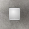 Зеркало BELBAGNO SPC-KRAFT-700-800-LED-TCH-WARM-NERO в алюминиевой раме со встроенным светильником, сенсорным выключателем и подогревом, 700x32x900