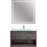Зеркало BELBAGNO SPC-KRAFT-800-800-LED-TCH-WARM в алюминиевой раме со встроенным светильником, сенсорным выключателем и подогревом, 800x32x800